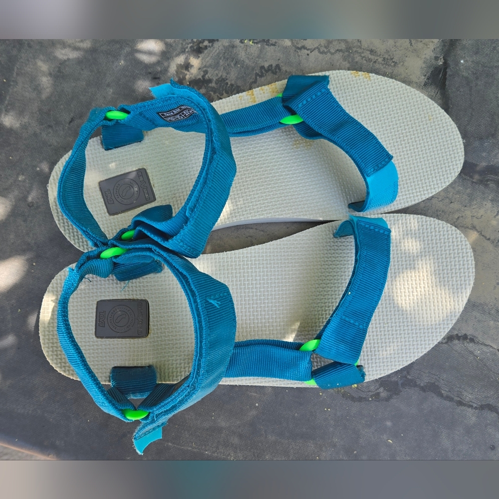 Teva / Seavees Teal and Gray Sandals Size 10 Men